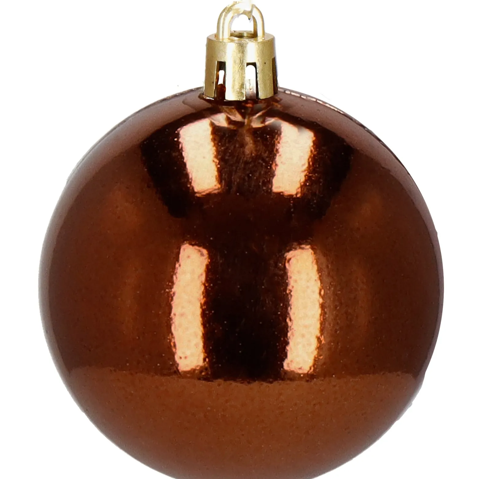 Bombki choinkowe 101 szt. zawieszki brązowe, rose gold