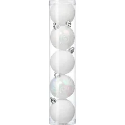 Bombki o różnym wykończeniu, Ø 5 cm, 5 szt.