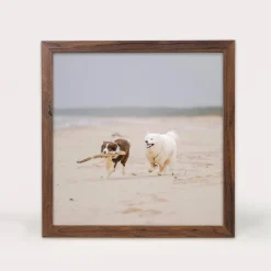 Brązowa ramka na zdjęcia 30x30 cm kwadratowa rama FRAMAI®