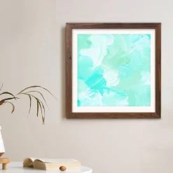 Brązowa ramka na zdjęcia 30x30 cm kwadratowa rama FRAMAI®