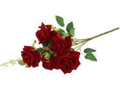 Bukiet róż 55 cm 5 szt. czerwonych