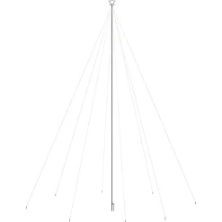 Choinka Metalowa z Lampek Sztuczna Choinka Lampki LED Ozdoba 8 m