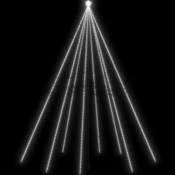 Choinka Metalowa z Lampek Sztuczna Choinka Lampki LED Ozdoba 8 m