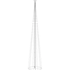 Choinka stożkowa 752 niebieskich lampek LED 160x500 cm