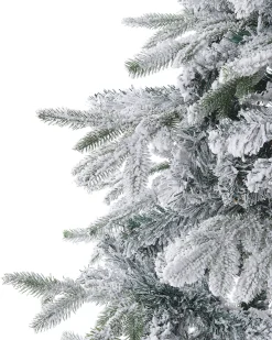 Choinka sztuczna ośnieżona 210 cm biała