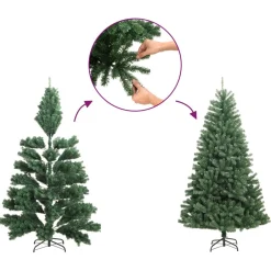 Choinka Sztuczna Ze Stojakiem Sztuczna Choinka Zielona 120 cm