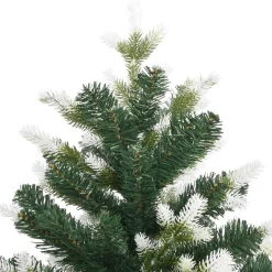 Choinka Sztuczna Zielona Ośnieżona Choinka Zawiasowa Śnieg 180 cm