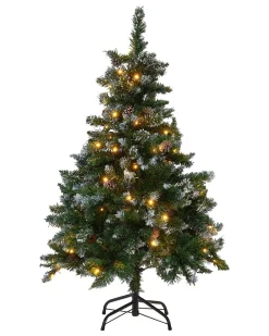 Choinka sztuczna z lampkami 120 cm zielona