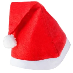 Czapka Mikołaja 10 szt. mikołajki strój czerwona