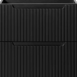 CZARNA szafka łazienkowa z umywalką 60 cm NOVA BLACK 82-60
