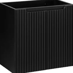 CZARNA szafka łazienkowa z umywalką 60 cm NOVA BLACK 82-60