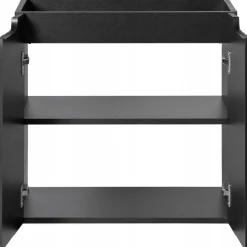 CZARNA szafka łazienkowa z umywalką 60 cm NOVA BLACK 82-60