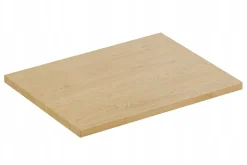 Dąb Cremona Szafka Łazienkowa Z Białą Umywalką 60 Cm