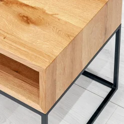 Dębowy stolik nocny Loom