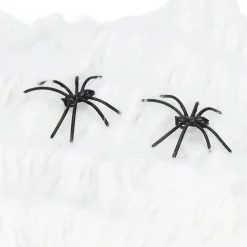 Dekoracja na Halloween pajęczyna z 2 pająkami sieć 3,5 m