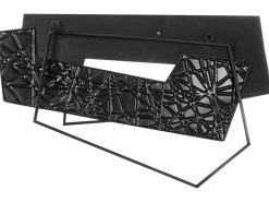 Dekoracja ścienna ENNIS Metal 36 cm Brązowy