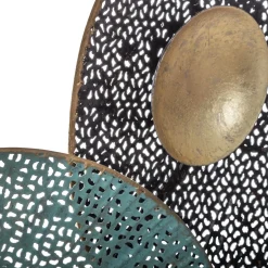 Dekoracja ścienna metalowa kolorowa 90x50 cm ozdoba lilie