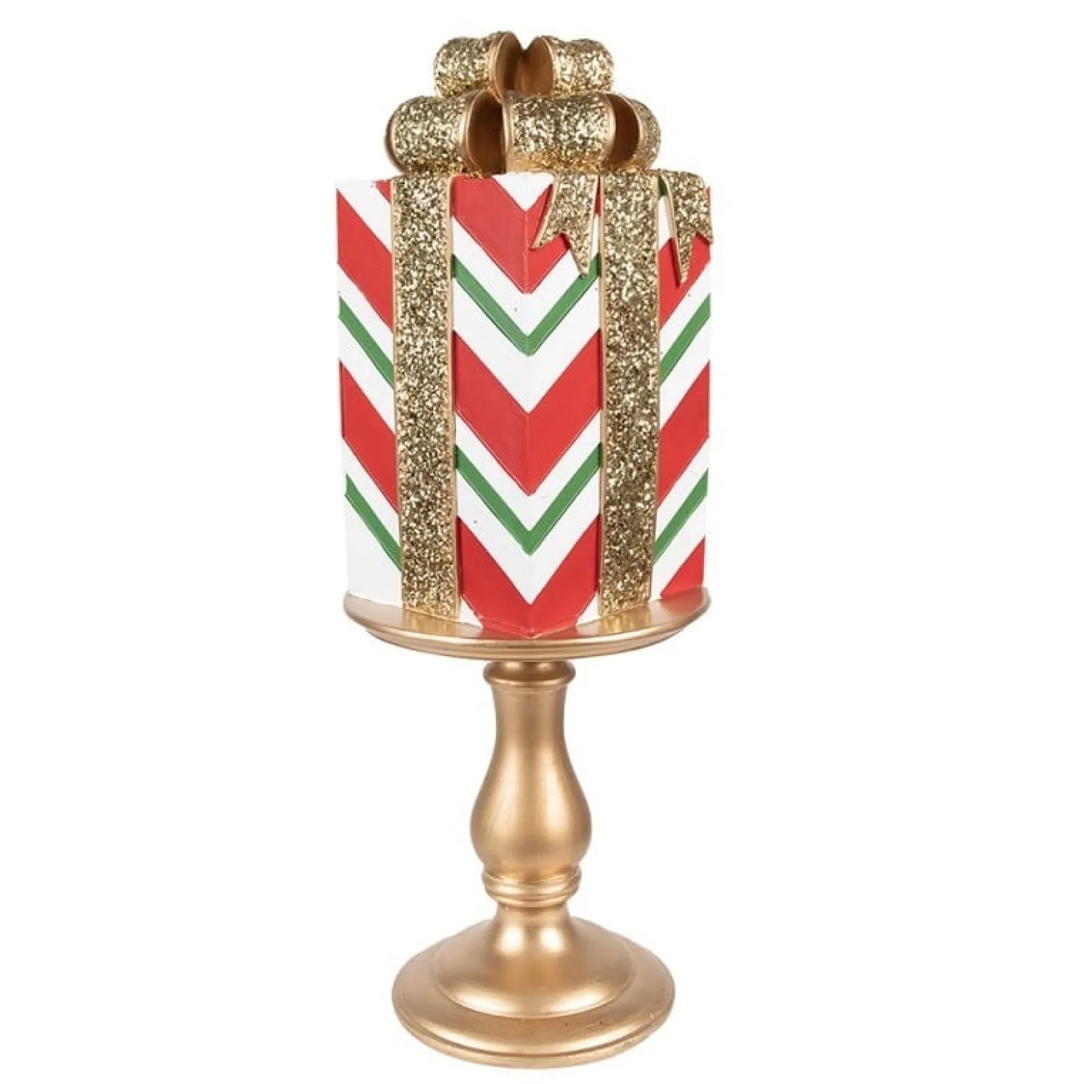 Dekoracja figurka prezent świąteczny 46 cm