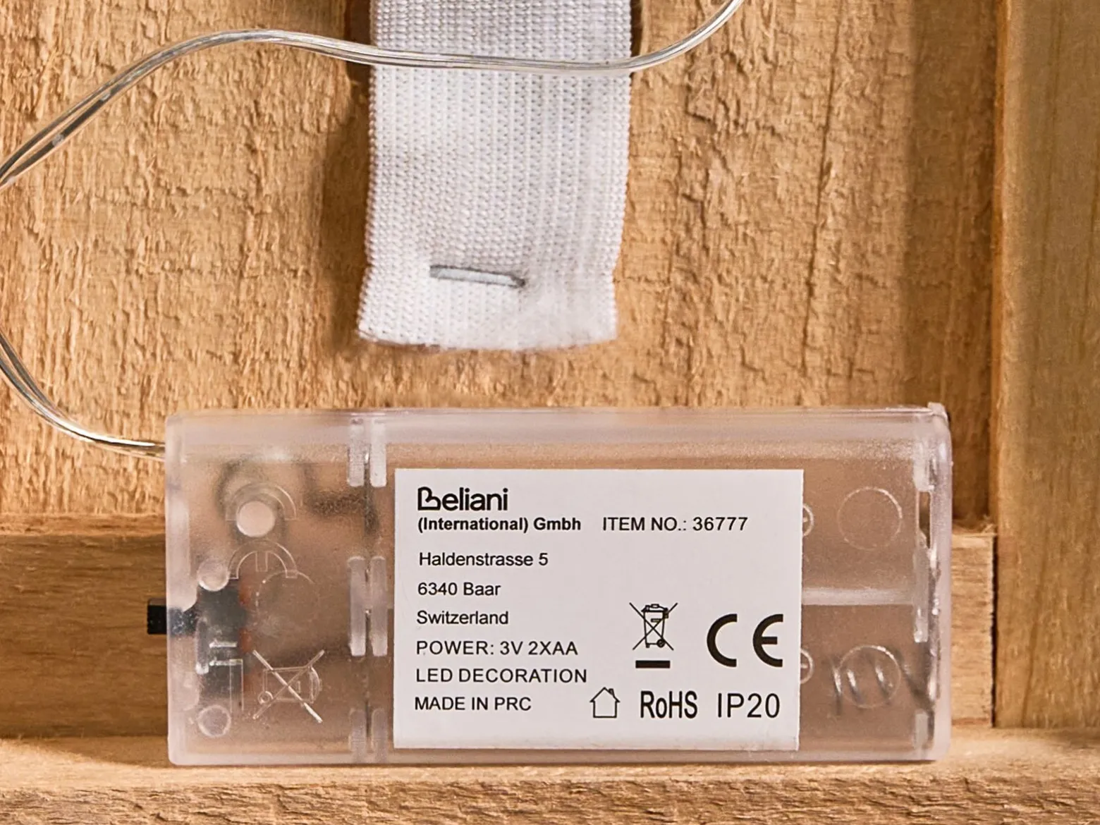 Dekoracja świąteczna LED latarnia jasnobrązowa