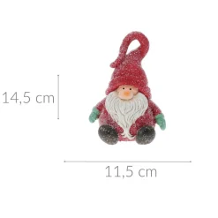 Dekoracyjny skrzat świąteczny, 14 cm