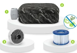 Dmuchane spa ogrodowe 6-osobowe hydromasaż Bestway 6001F