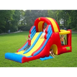 Dmuchany plac zabaw trampolina COMBO SLIDE Happyhop
