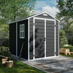 Domek ogrodowy NORDVIC Vidar 194x241 cm, tworzywo, Cold Grey