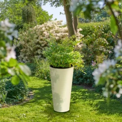 Donica Doniczka Ogrodowa 20 Cm Na Taras Do Ogrodu Domu Eco Wood Biała
