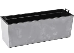 Donica Bouquet szary beton 56xh19 cm