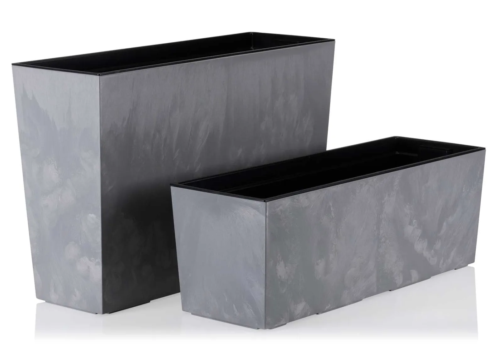 Donica Bouquet szary beton 56xh19 cm