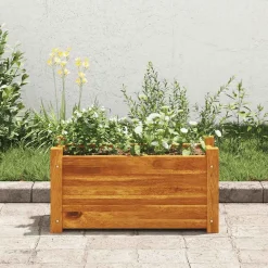 Donica Brąz 50 x 25 x 25 cm Drewno vidaXL