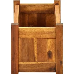 Donica Brąz 50 x 25 x 25 cm Drewno vidaXL