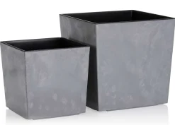 Donica Flore Szary Beton h25x25 cm