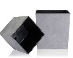 Donica Flore Szary Beton h25x25 cm