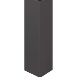 Donica Ogrodowa Czarna Stalowa Doniczka 30x26x75 cm