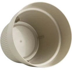 Donica plastikowa SILVA LINE beżowa okrągła do domu 13,2 cm