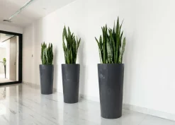 Donica Urbanika Czarny Beton h46x25 cm