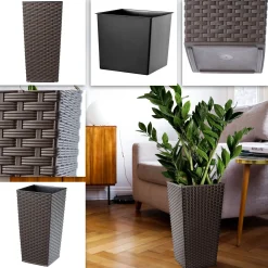 Doniczka Donica z Wkładem Rozmiary 37 cm Kolory