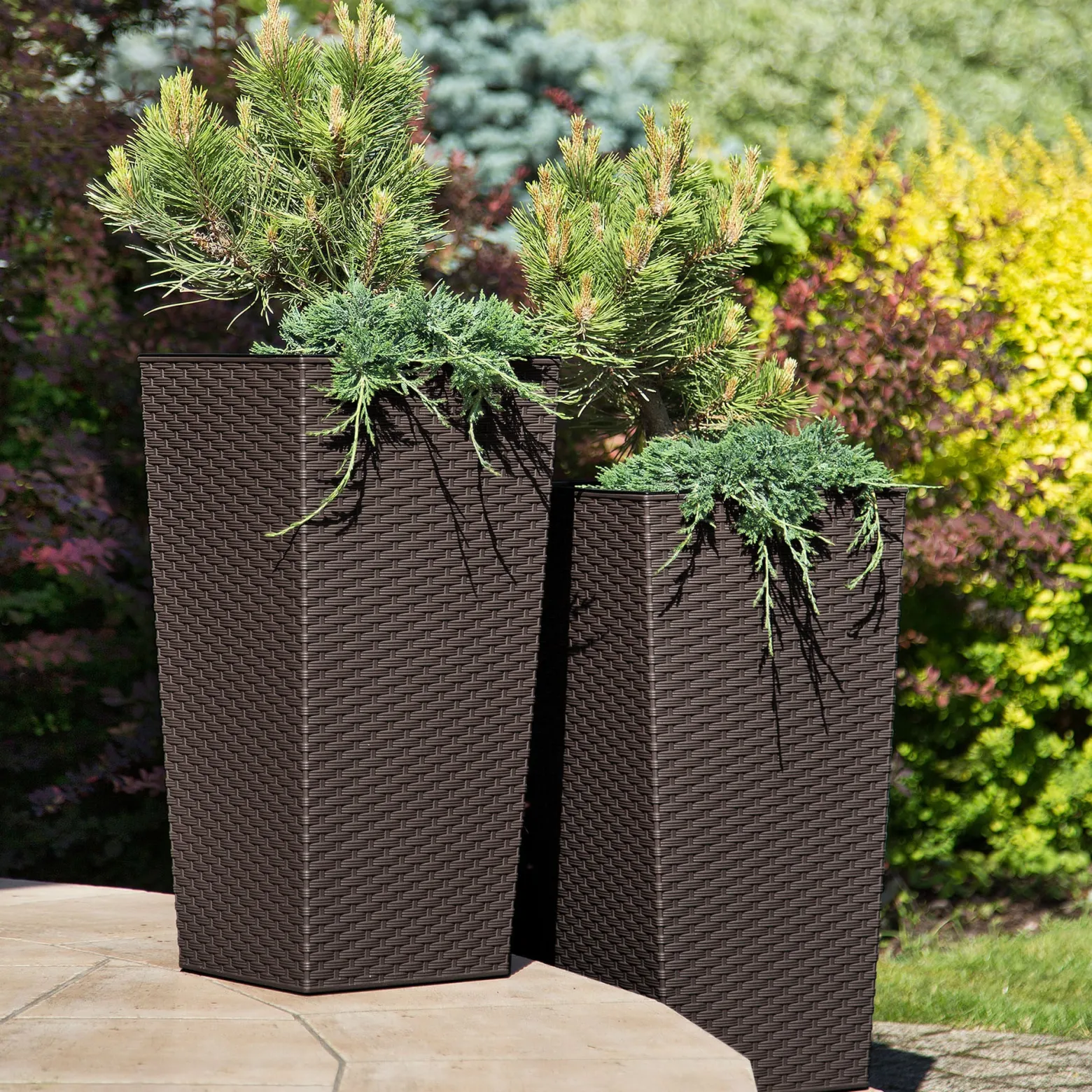 Doniczka Donica z Wkładem Rozmiary 37 cm Kolory