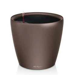 Doniczka Lechuza Do Domu Na Taras CLASSICO LS 28/26 espresso metalik