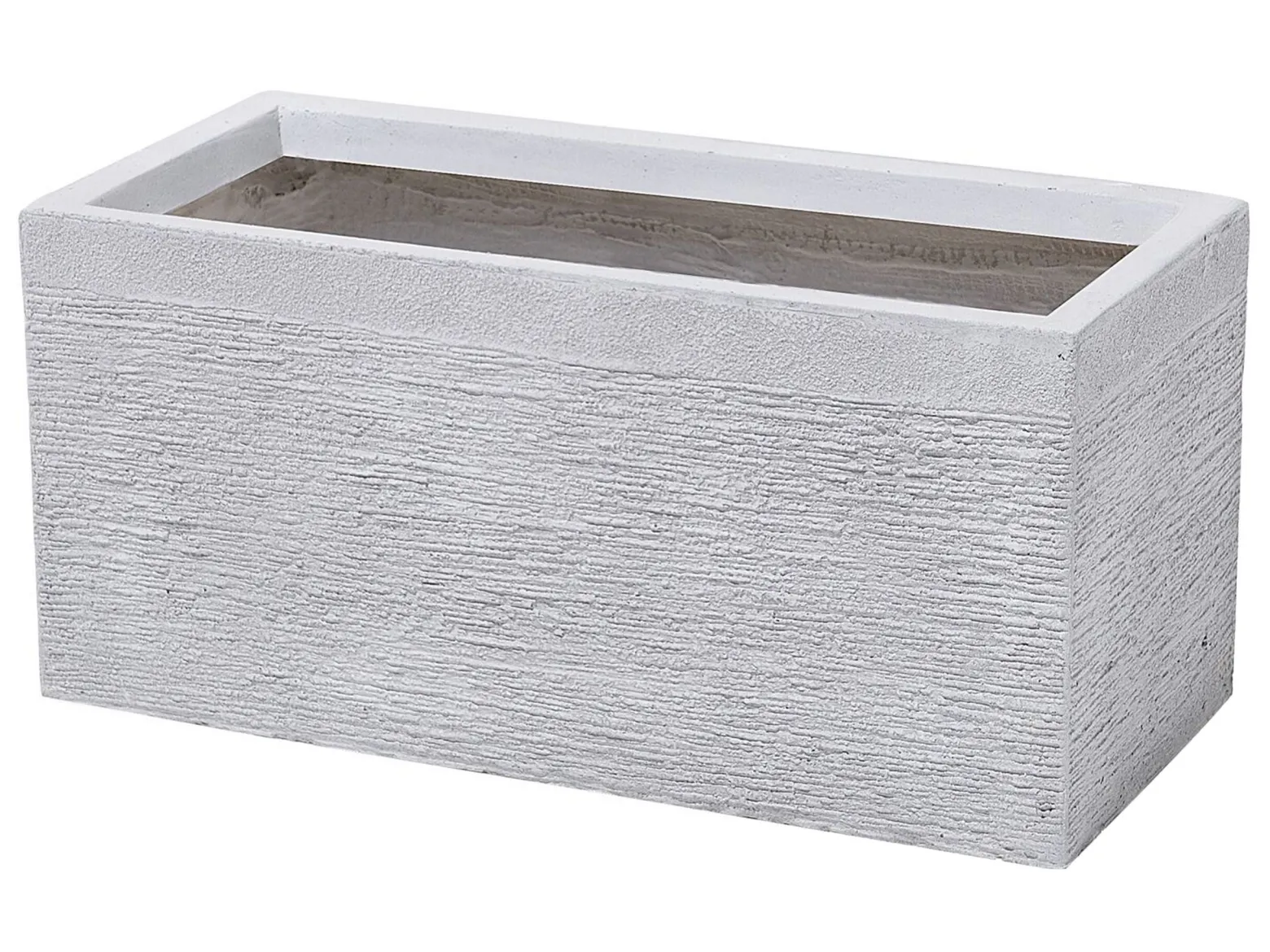Doniczka ogrodowa 50 x 24 cm biała