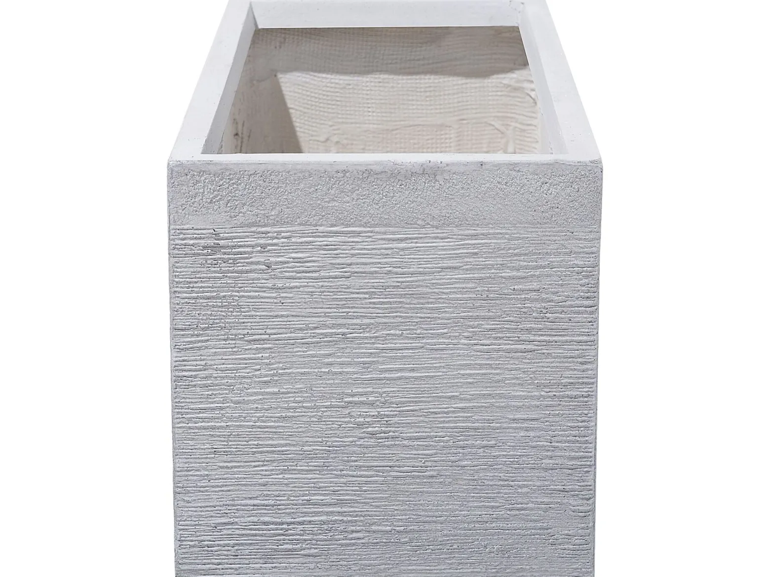 Doniczka ogrodowa 50 x 24 cm biała