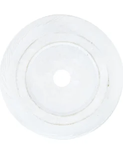 Doniczka okrągła ogrodowa 35 x 35 x 33 cm biała
