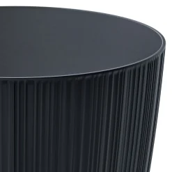 Doniczka Osłonka Domowa 12,6 Cm Ryfo Na Stół Parapet Do Domu Antracytowa