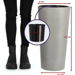 Doniczka Osłonka Donica Na Kwiaty Kolory 30cm Eko