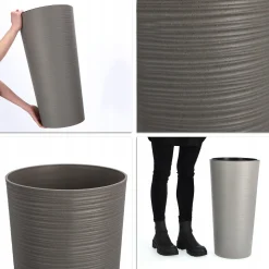 Doniczka Osłonka Donica Na Kwiaty Kolory 30cm Eko