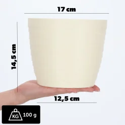 Doniczka Osłonka Donica Na Kwiaty 17cm Kolory