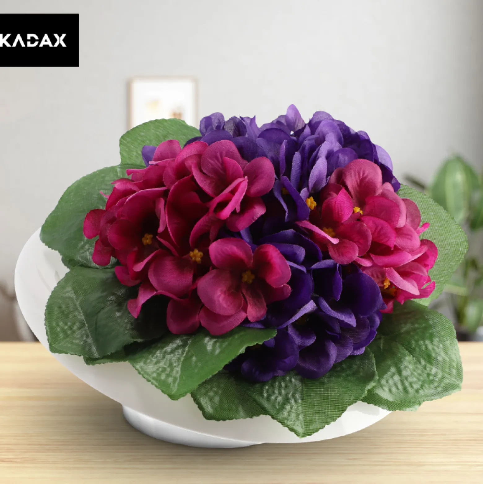 Doniczka Osłonka Ikebana Kompozycja Biała 9 cm