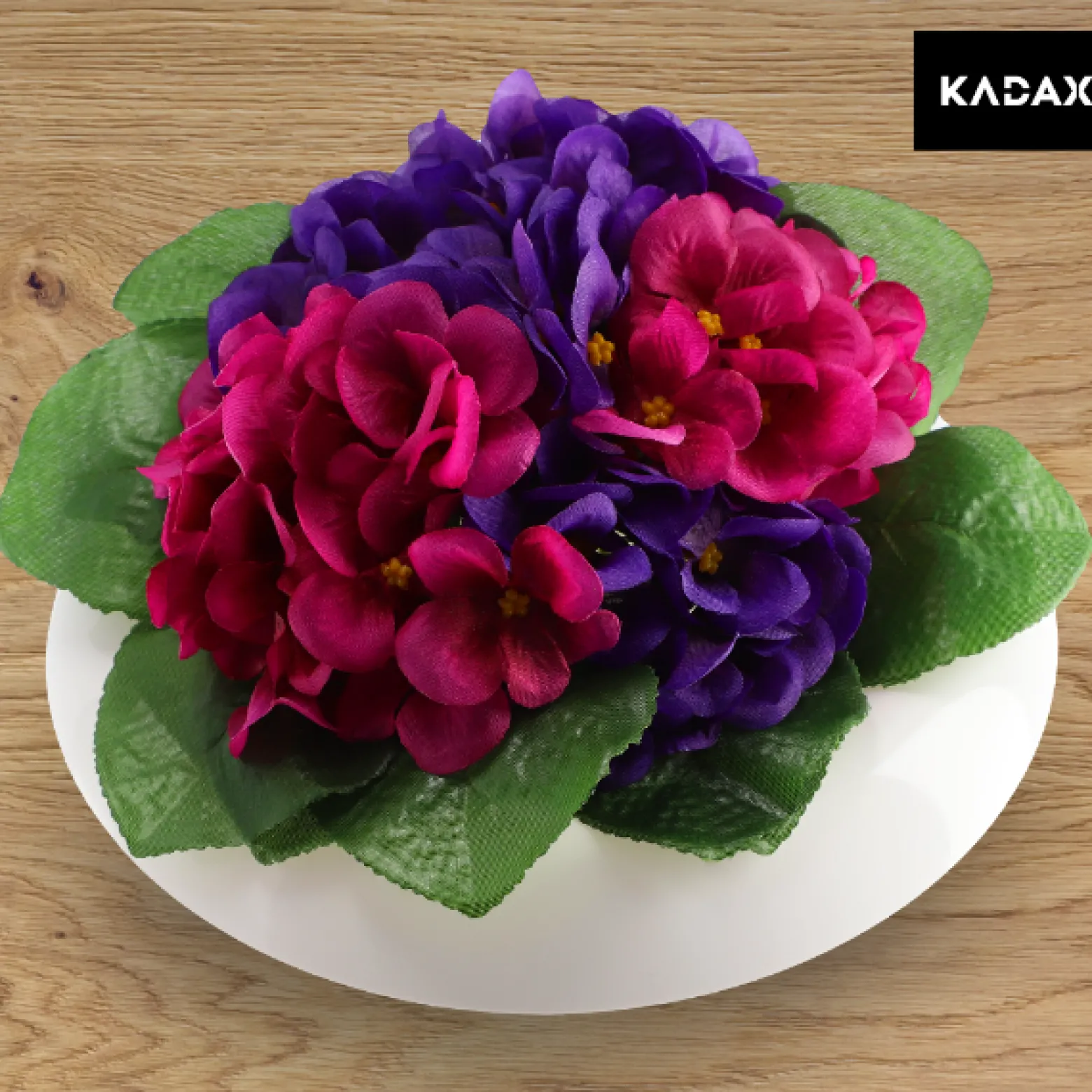 Doniczka Osłonka Ikebana Kompozycja Biała 9 cm