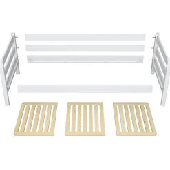 Drewniane łóżko sofa z szufladą na materac N01